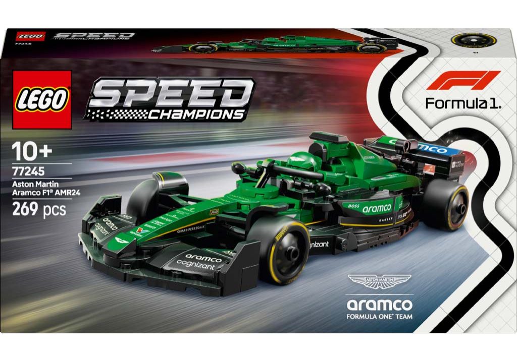 Lego-Speed-Champions-77245-Trkaci-automobil-Aston-Martin-Aramco-F1®-AMR24