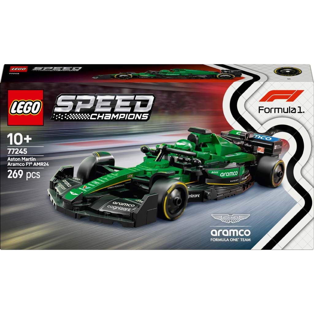 Lego-Speed-Champions-77245-Trkaci-automobil-Aston-Martin-Aramco-F1®-AMR24